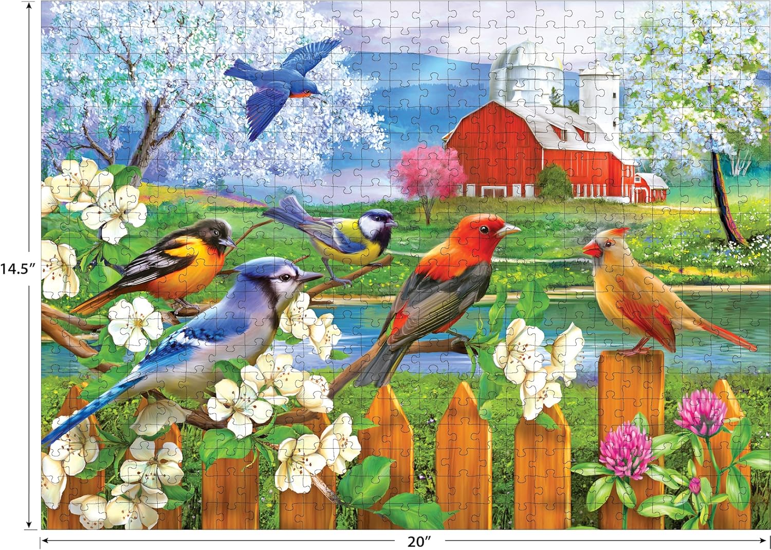 4 in 1 Songbirds Jigsaw Puzzle Collection - Image 2