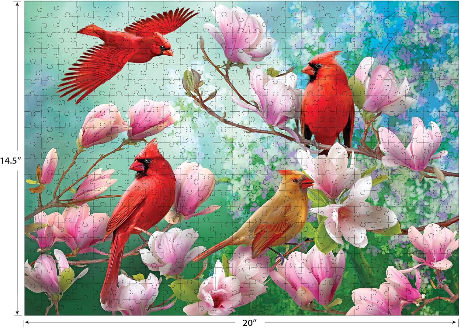 4 in 1 Songbirds Jigsaw Puzzle Collection - Image 3