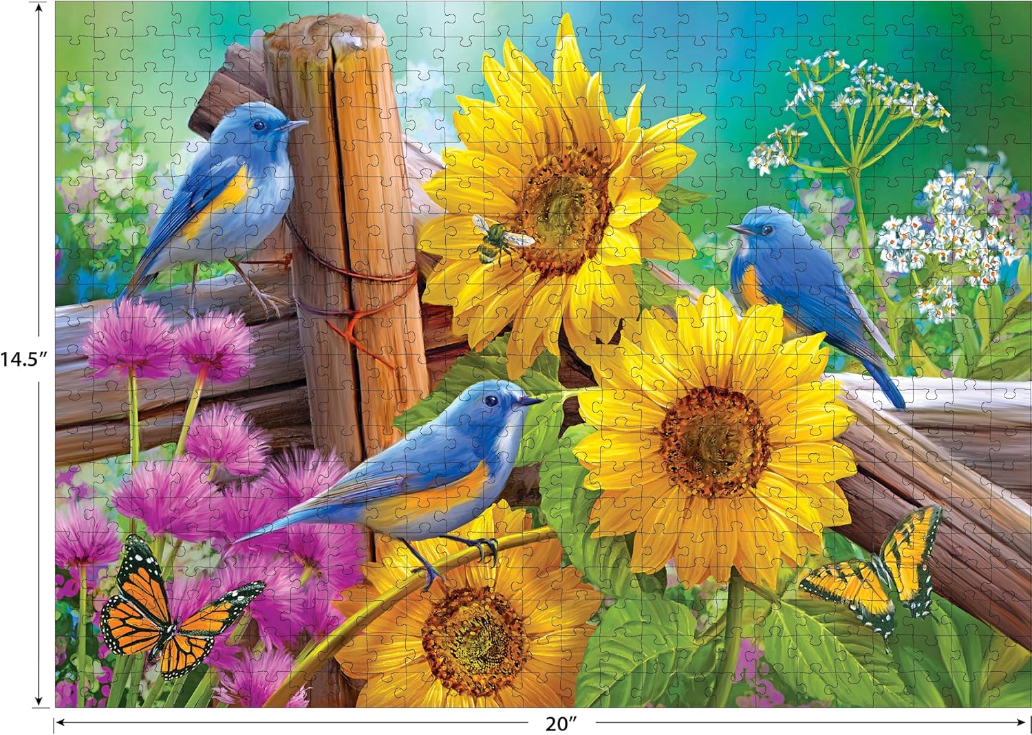 4 in 1 Songbirds Jigsaw Puzzle Collection - Image 4