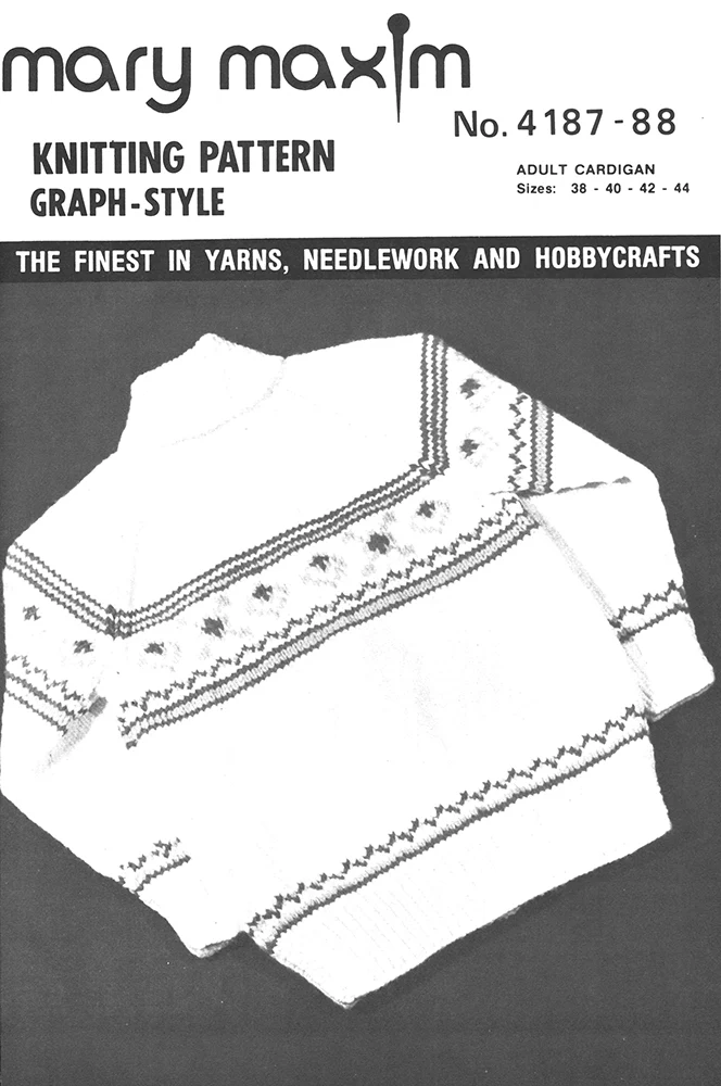 Geiometric Adult Cardigan Pattern - Image 3