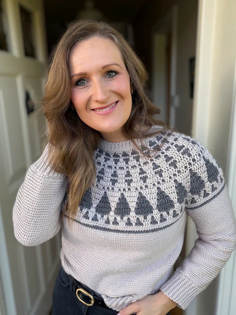 Adult Twinkling Trees Sweater - Image 4