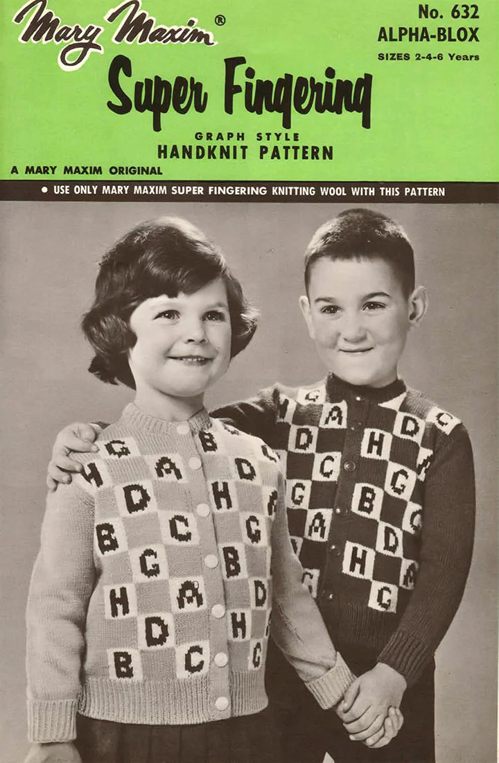 Alpha-Blox Cardigan Pattern - Image 2