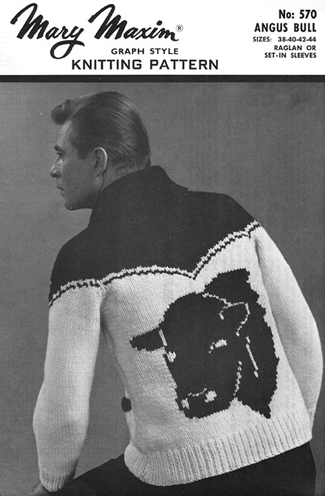 Angus Bull Cardigan Pattern - Image 2