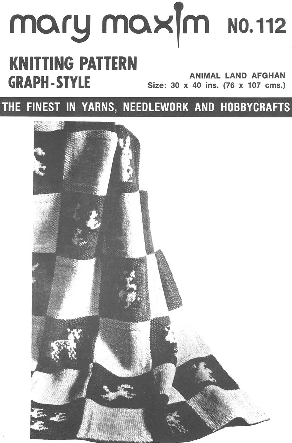 Animal Land Afghan Pattern - Image 2