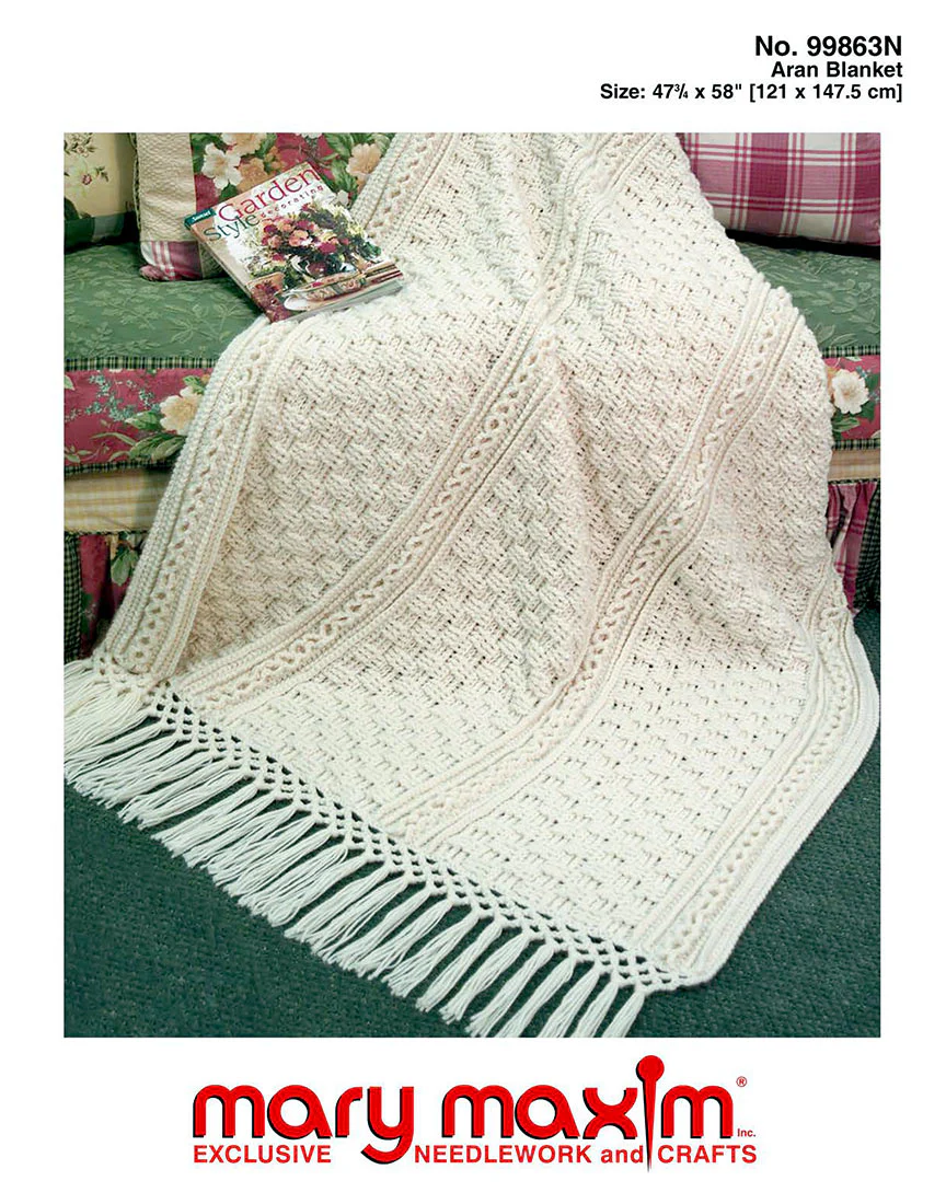 Aran Blanket Pattern - Image 2
