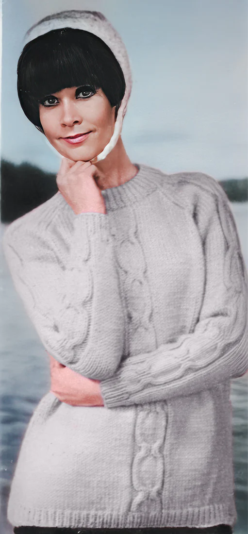 Aran Crew Neck Sweater Pattern
