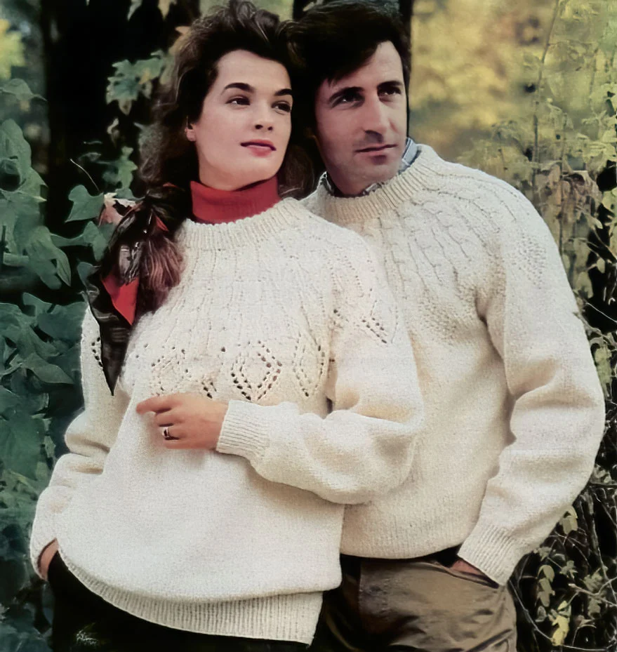 Aran Yoke Pullover Pattern - Image 2