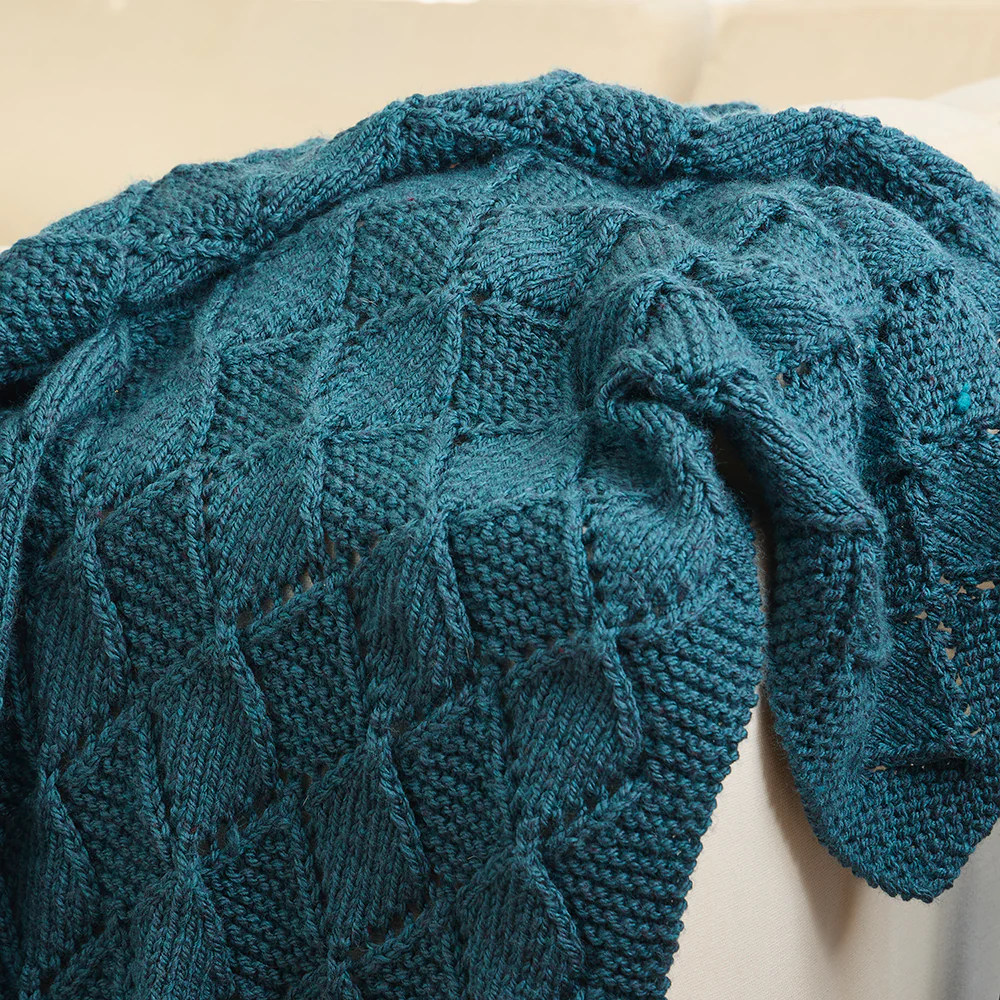 Argyle Knit Throw - Image 2