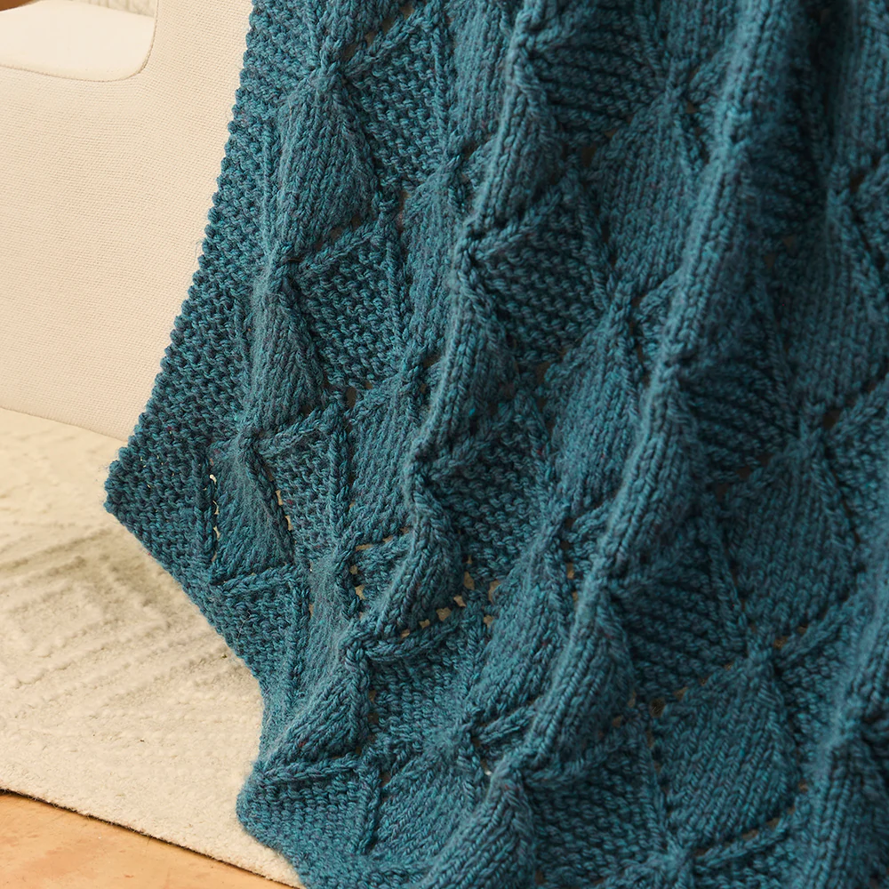 Argyle Knit Throw - Image 5