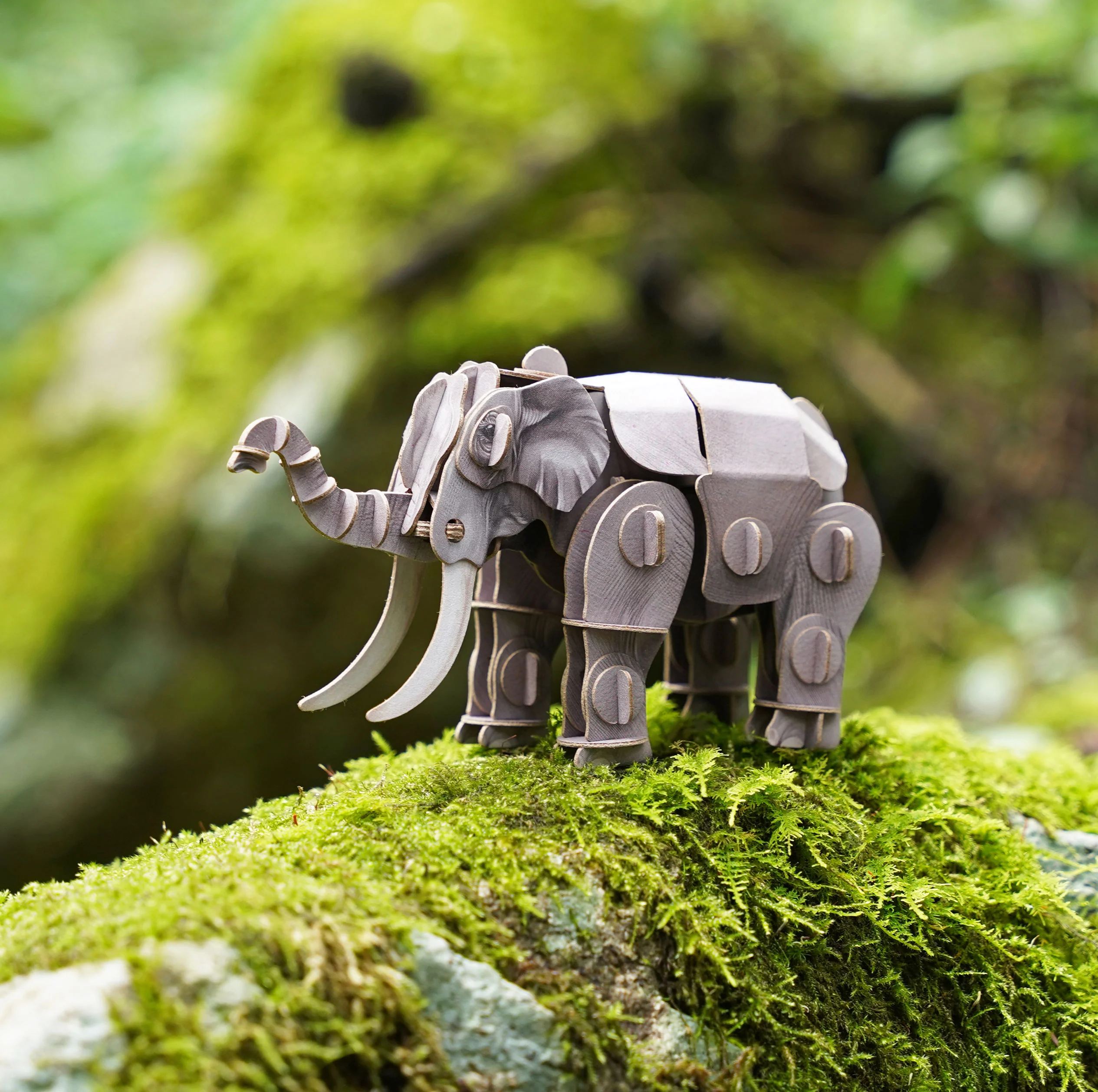 Asian Elephant Voices of Nature Wood Model Kit - Image 5