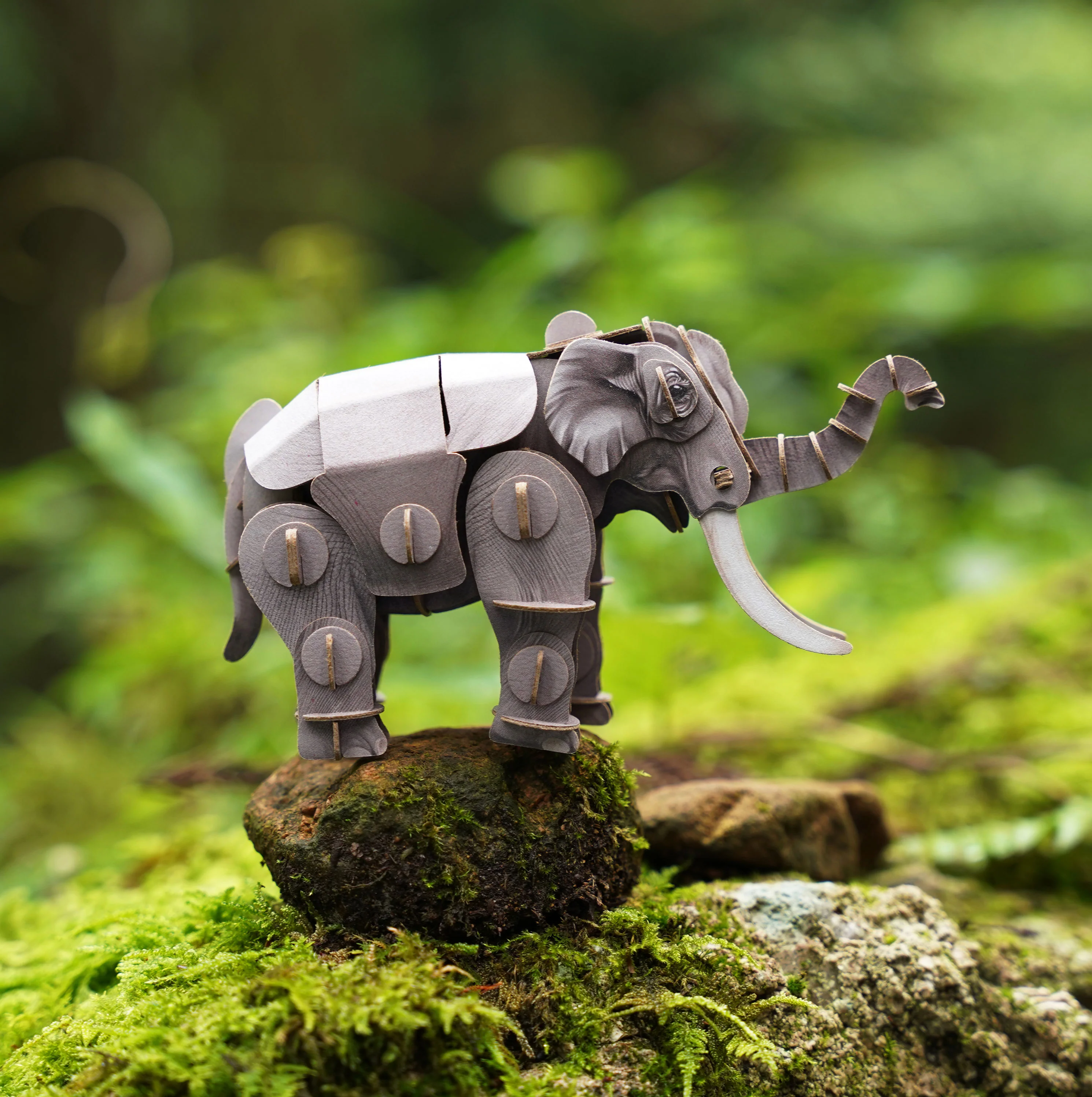 Asian Elephant Voices of Nature Wood Model Kit - Image 7