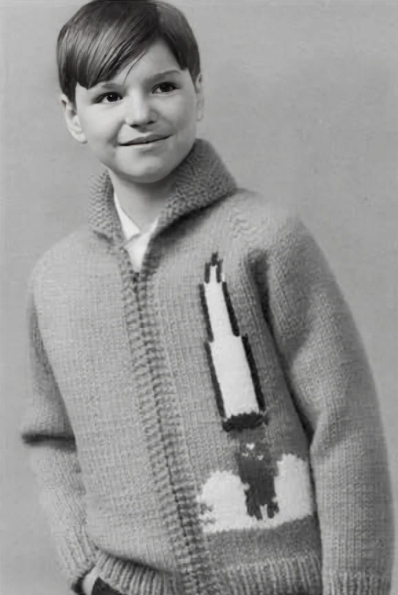Astronaut Cardigan Pattern - Image 2
