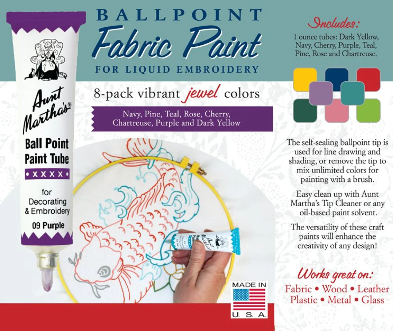 Aunt Martha's Ball Point Paint Tube Sets - Image 3