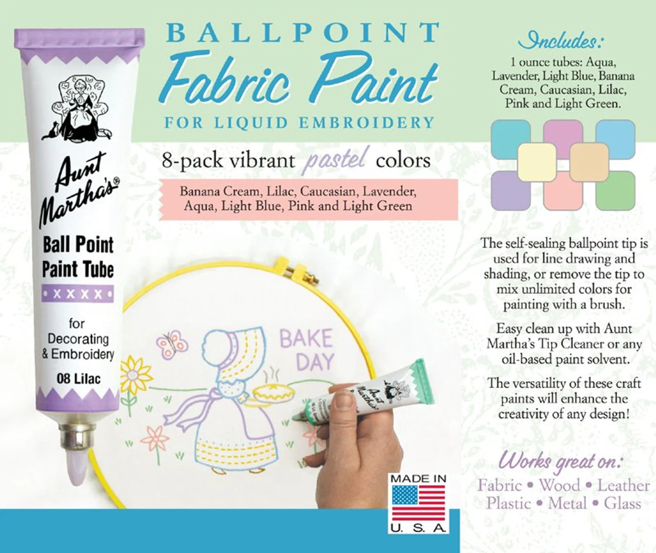 Aunt Martha's Ball Point Paint Tube Sets - Image 5