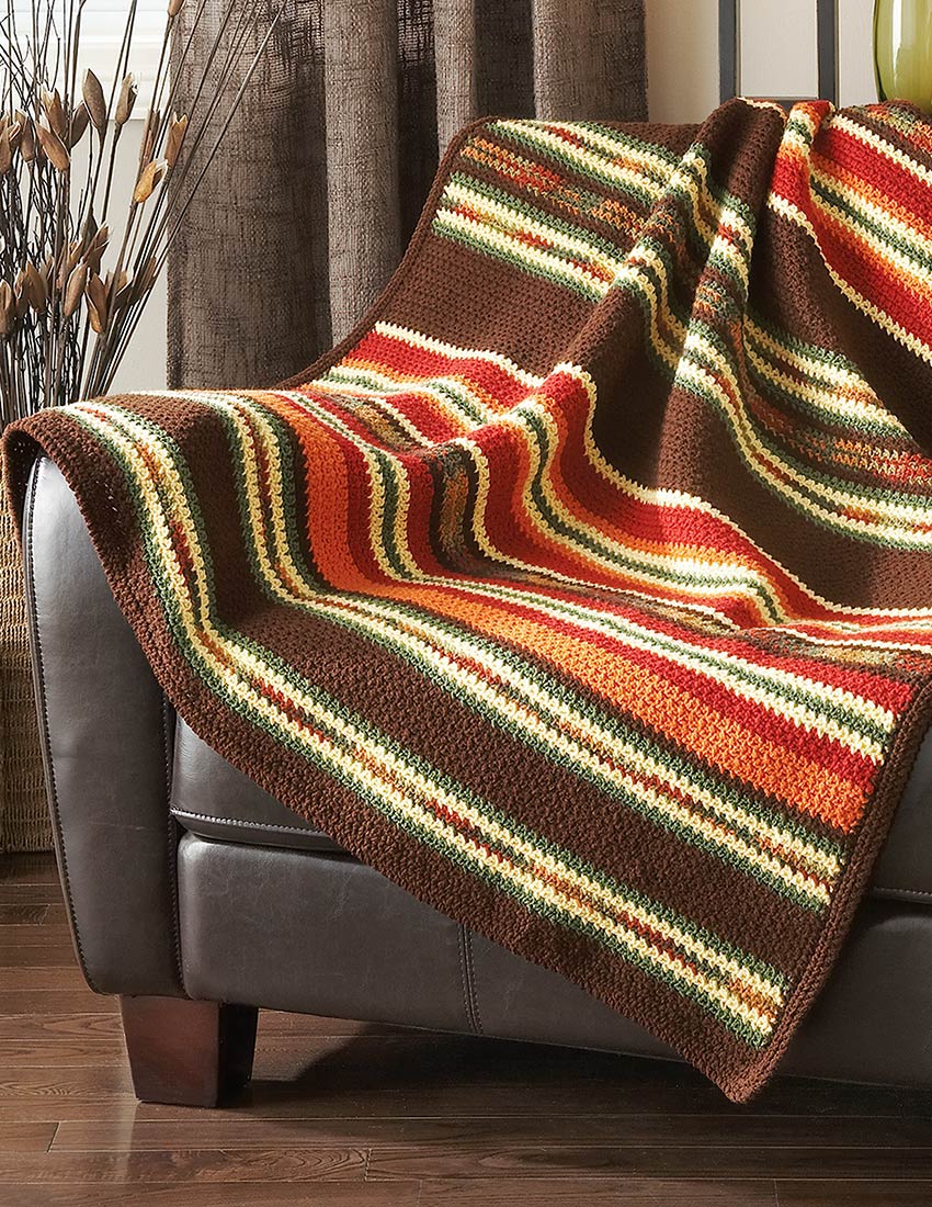 Autumn Harvest Throw Pattern - Image 2