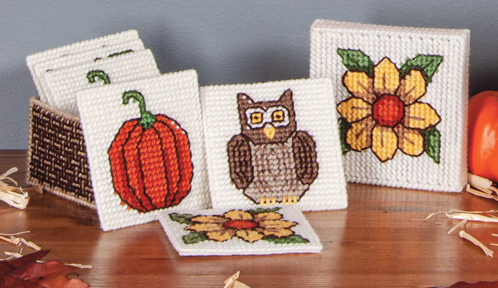Autumn Welcome Plastic Canvas Ensemble - Image 4