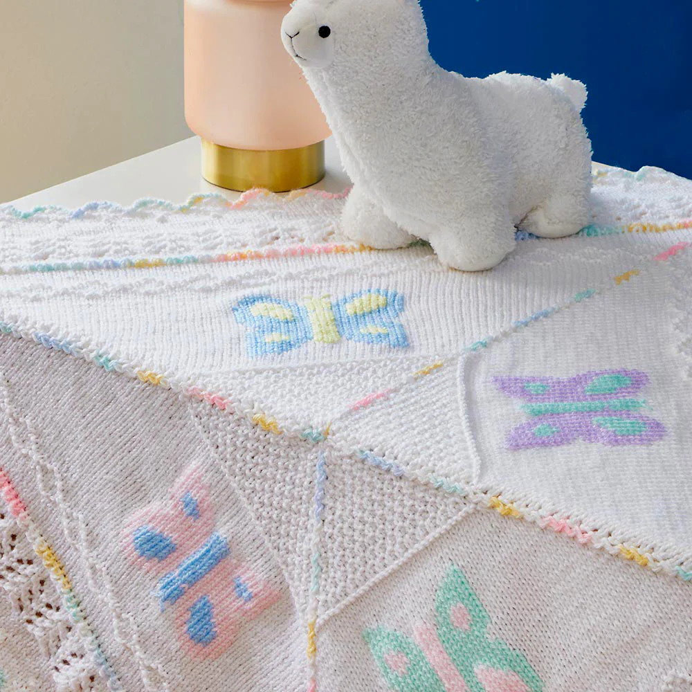Babies and Butterflies Blanket Pattern - Image 2