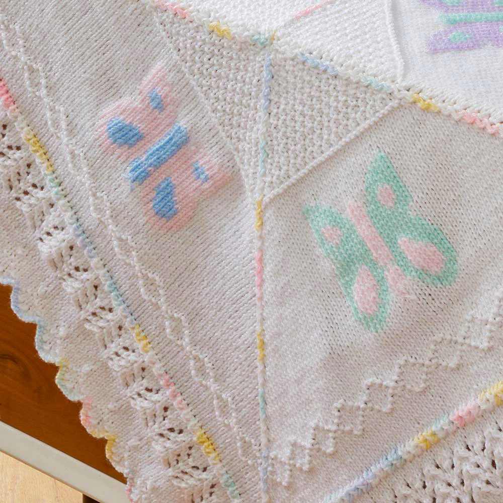 Babies and Butterflies Blanket Pattern - Image 3