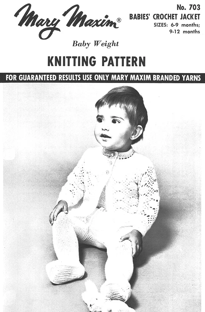 Babies' Crochet Jacket Pattern - Image 2