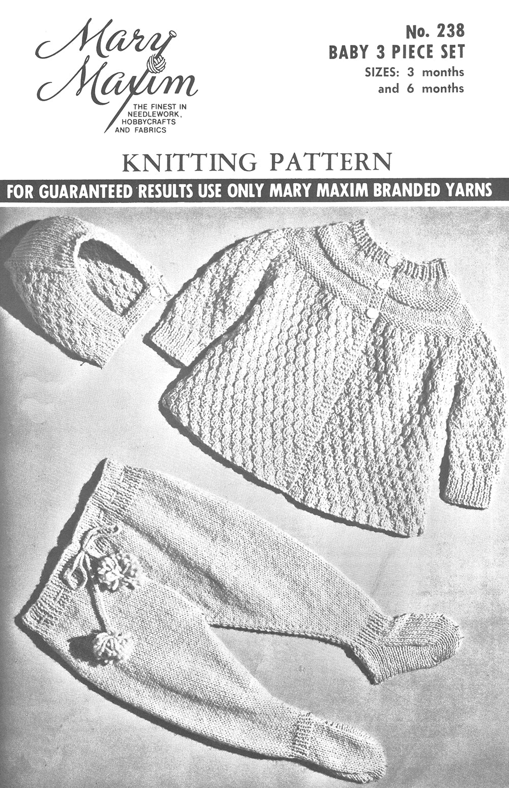 Baby 3 Piece Set Pattern - Image 2