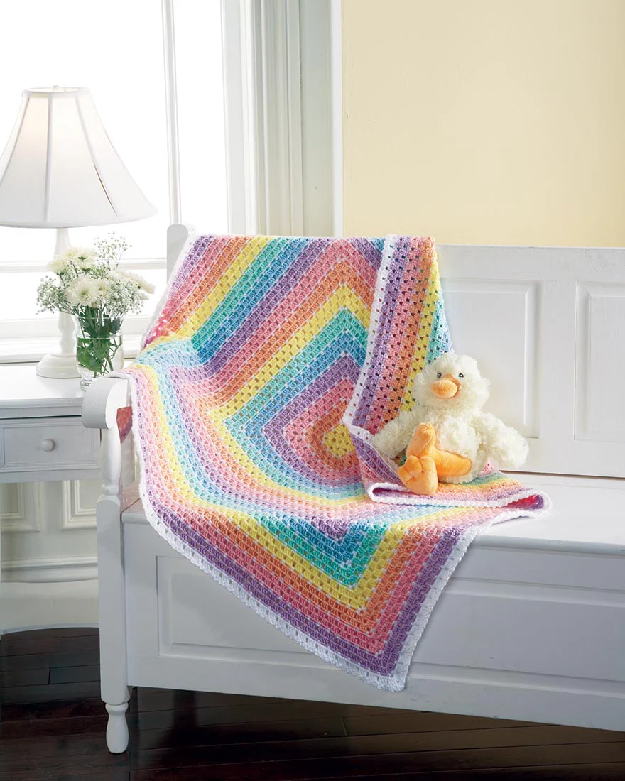 Baby Blanket Squared Pattern