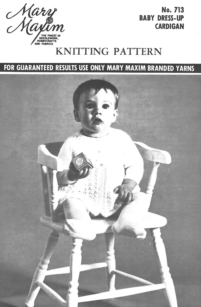 Baby Dress-Up Cardigan Pattern - Image 2