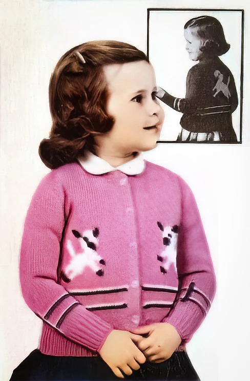 Baby Lamb Cardigan Pattern - Image 2