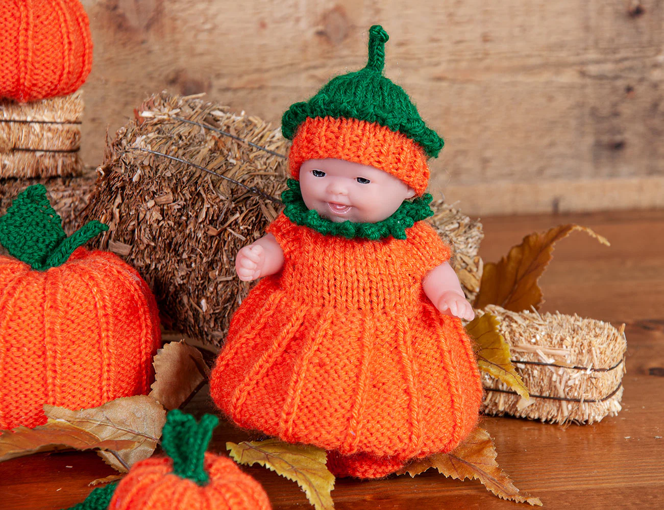 Baby Pumpkin Patch Doll Kit - Image 3