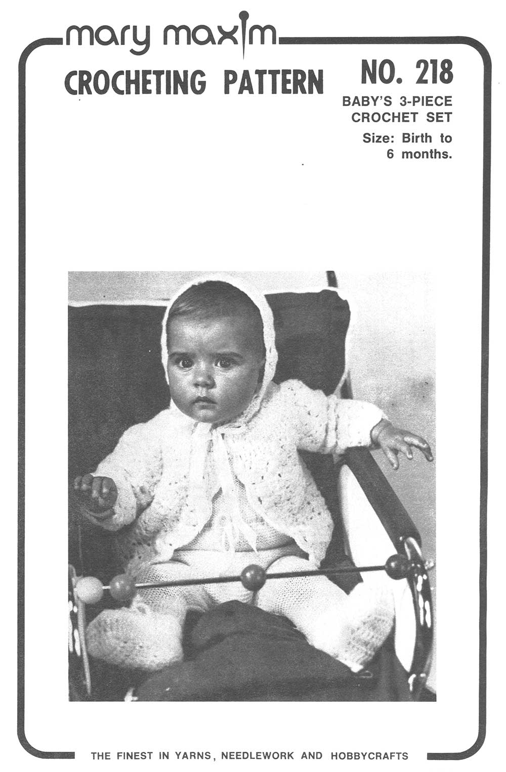 Baby's 3 Piece Crochet Set Pattern - Image 2