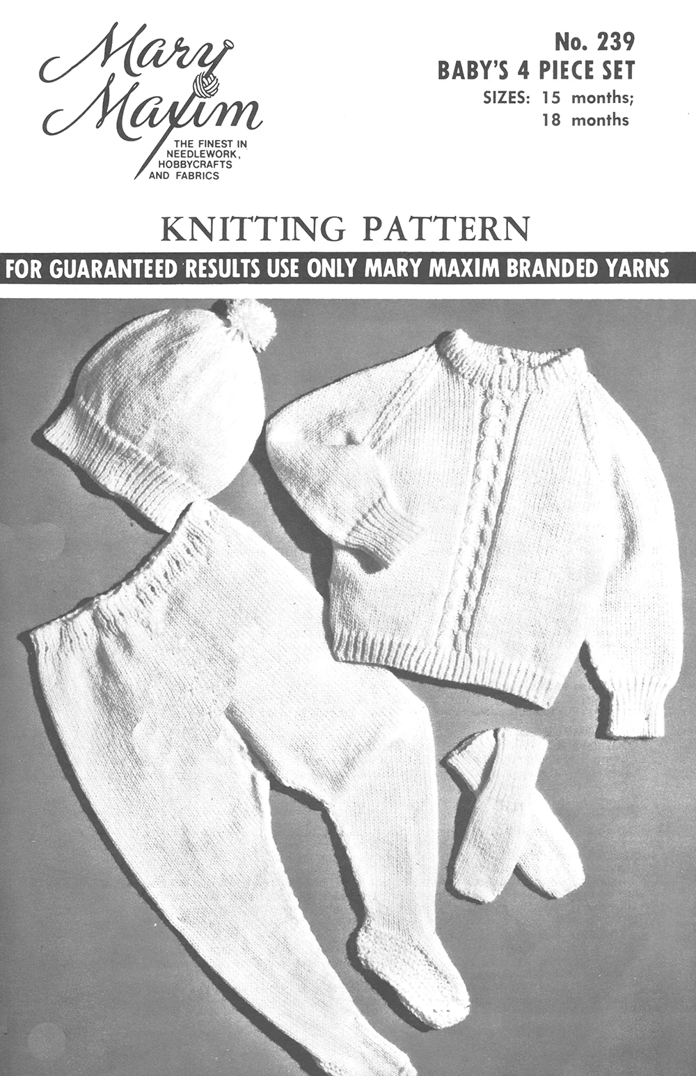 Baby's 4 Piece Set Pattern - Image 2