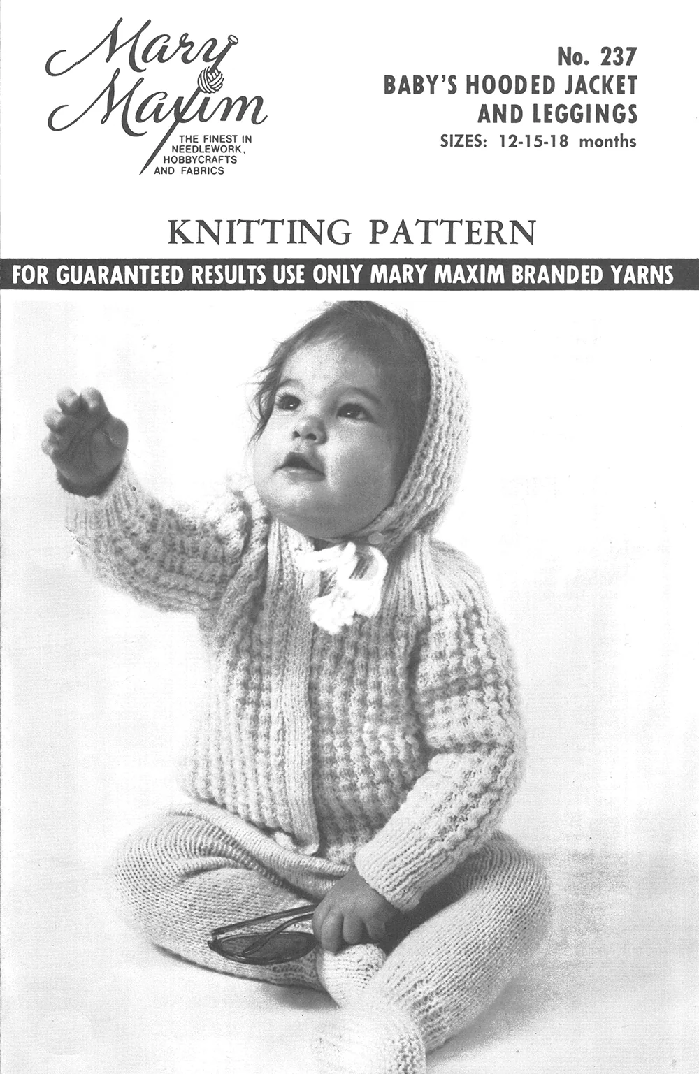 Baby's Hooded Jacket and Leggings Pattern - Image 2