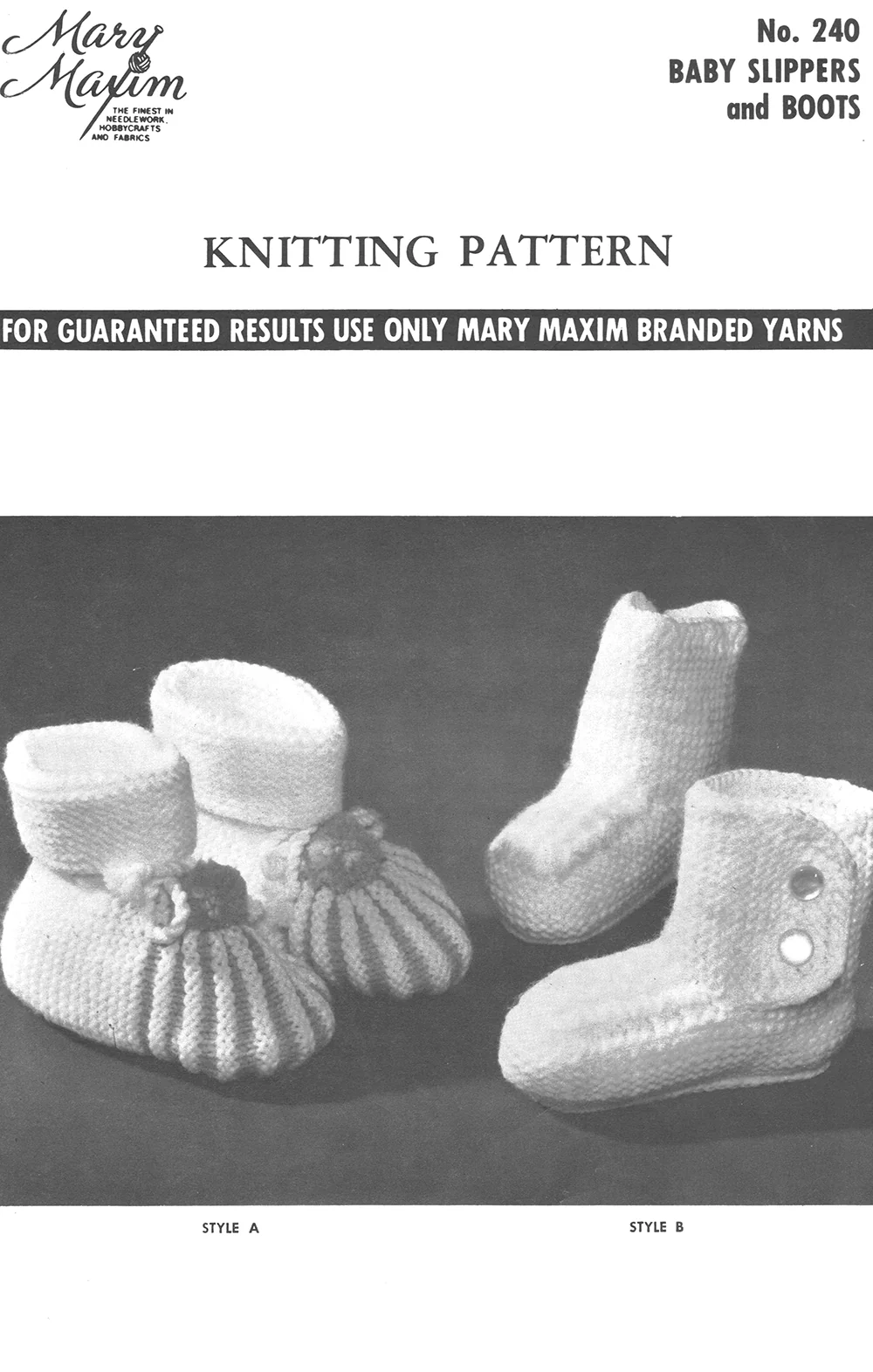 Baby Slippers And Boots Pattern - Image 2