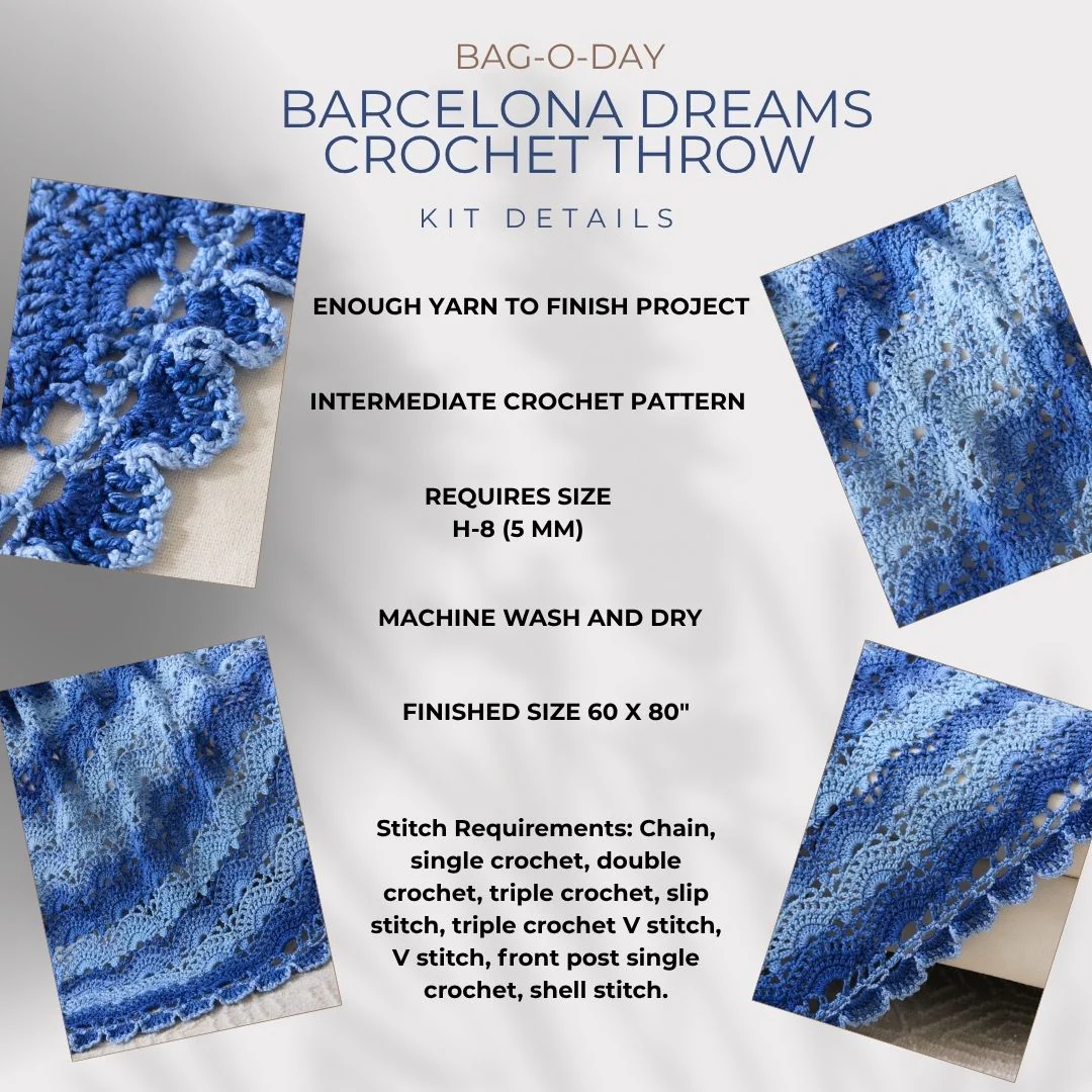 Barcelona Dreams Afghan - Image 22