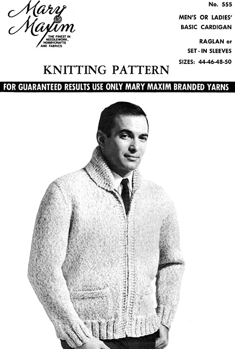 Adult's Basic Cardigan Pattern - Image 4