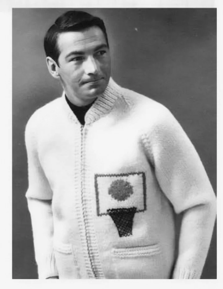 Basketball Cardigan Pattern - Image 2