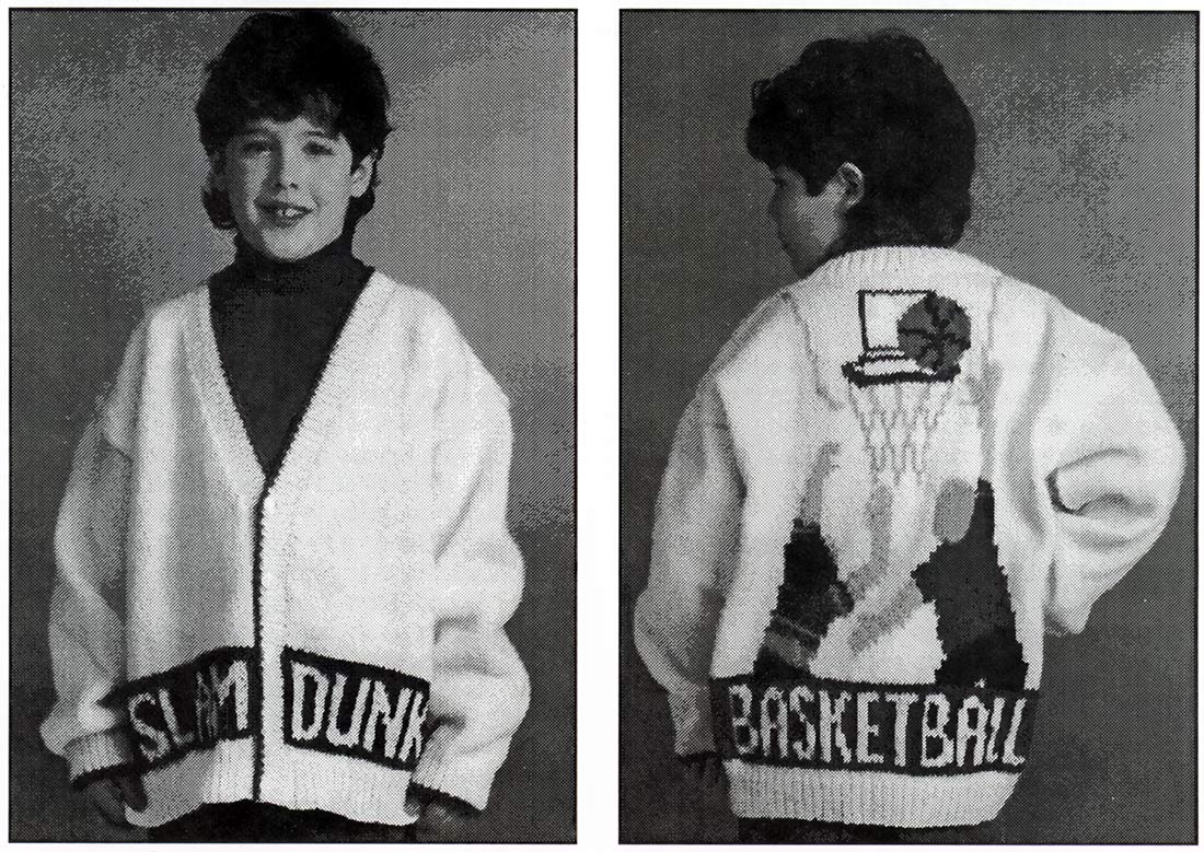 Basketball Cardigan Pattern - Image 2