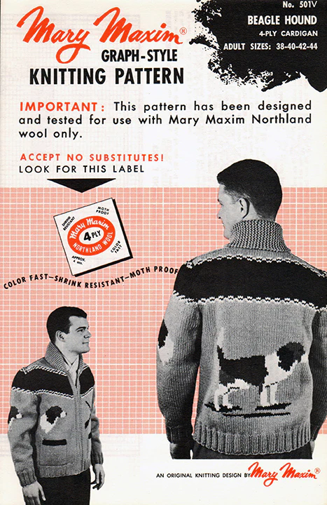 Beagle Hound Cardigan Pattern - Image 3