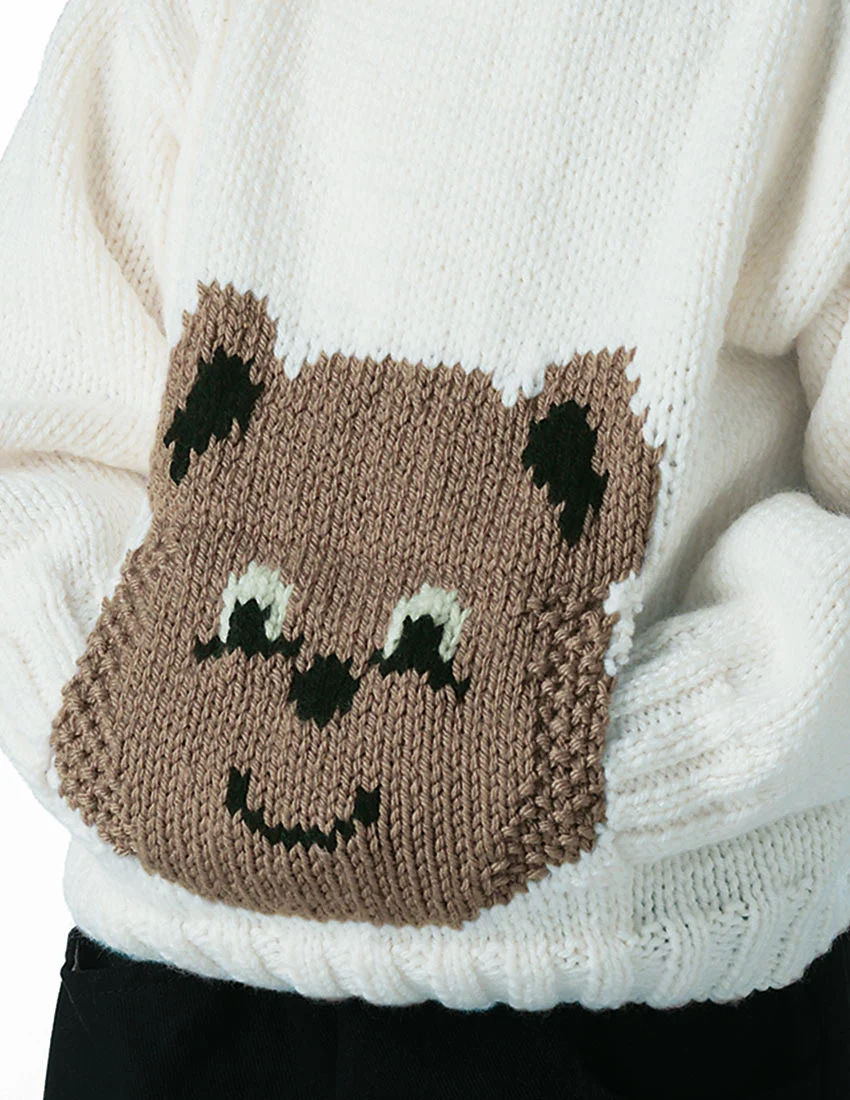 Bear Pocket Pullover Pattern - Image 2