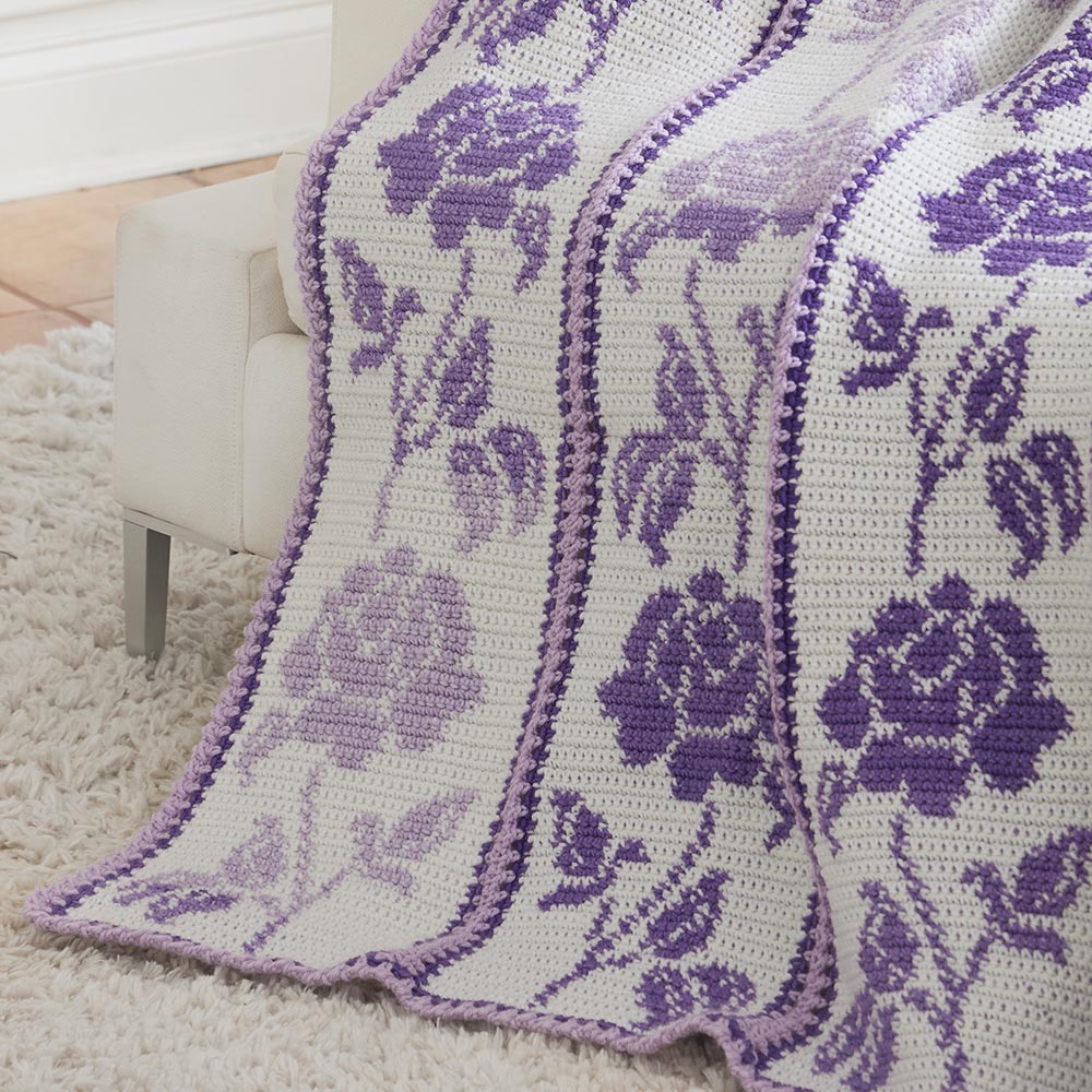 Bed of Roses Afghan - Image 3