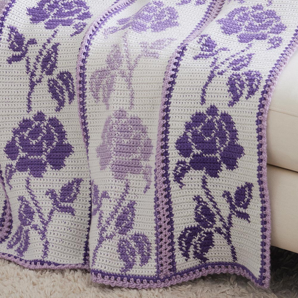 Bed of Roses Afghan - Image 4