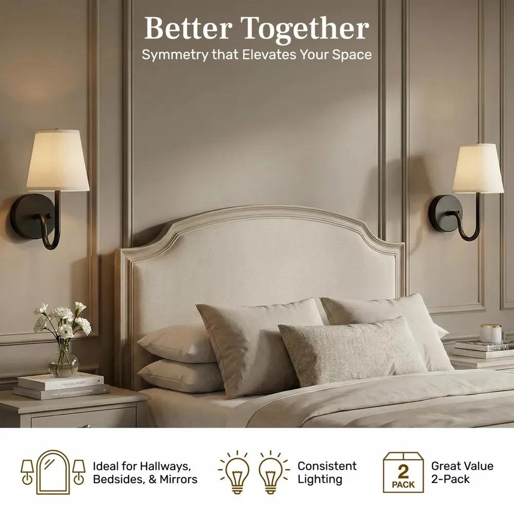 Bell+Howell Rechargeable Wall Sconces - Image 2