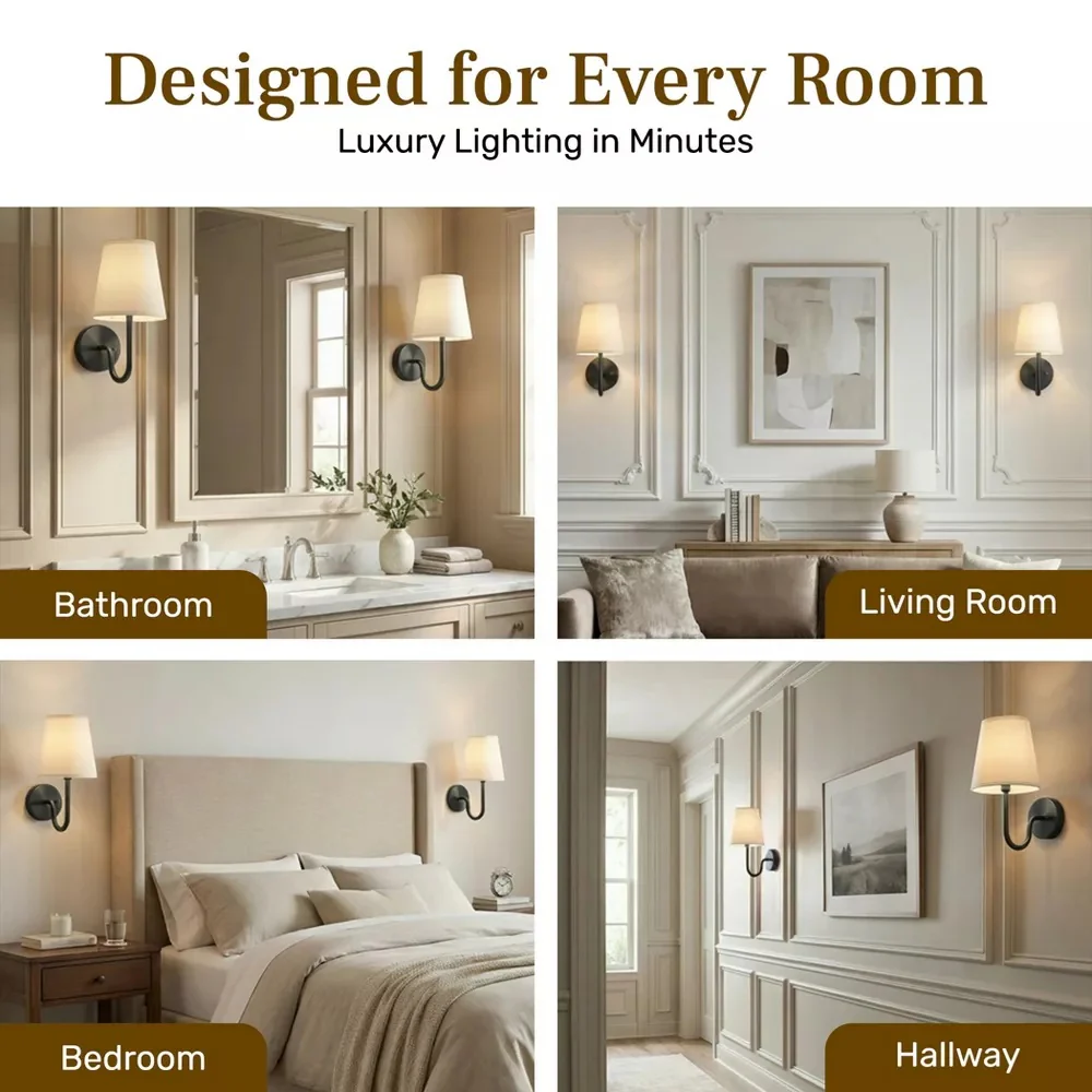 Bell+Howell Rechargeable Wall Sconces - Image 6
