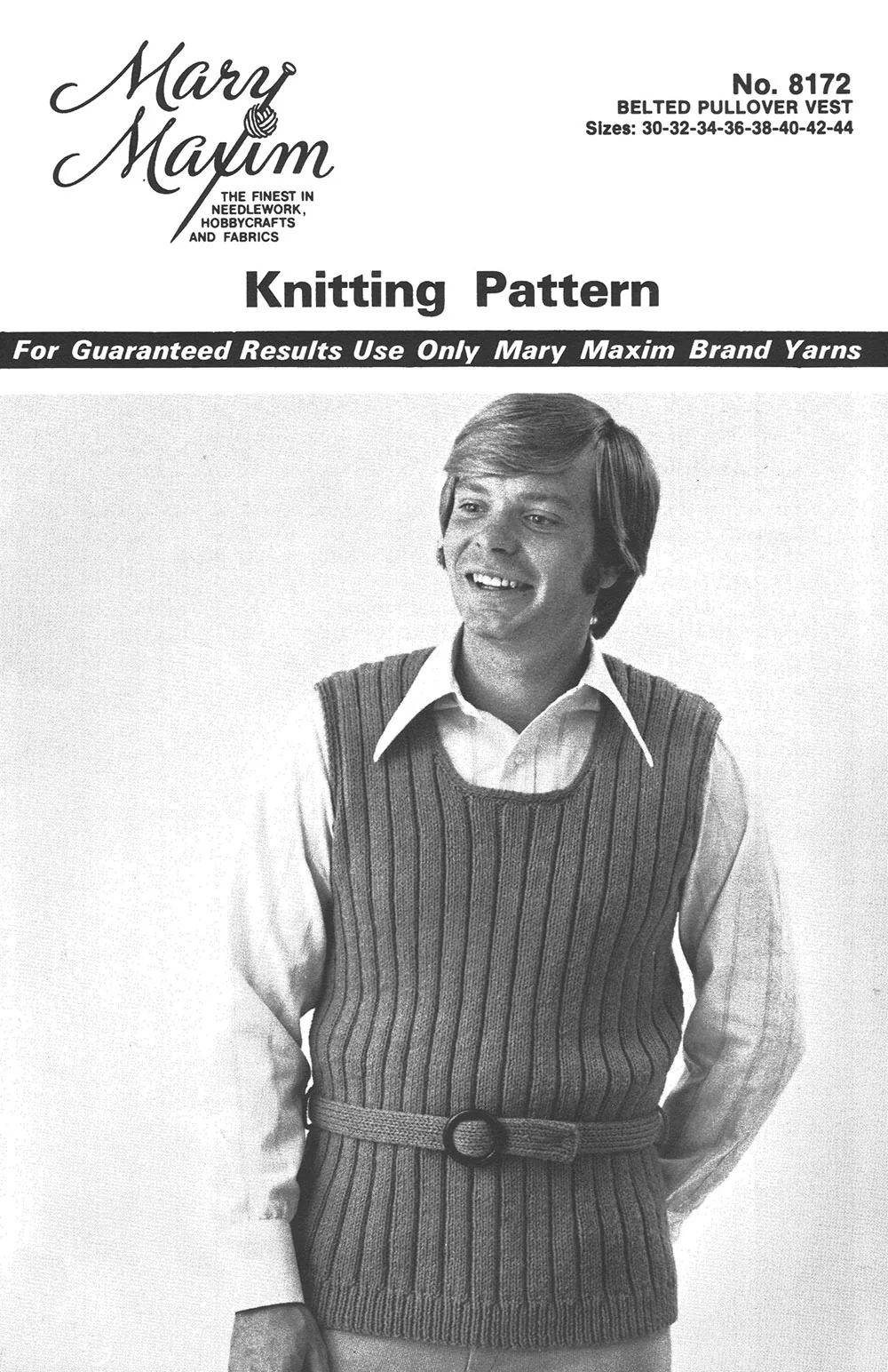 Belted Pullover Vest Pattern - Image 2