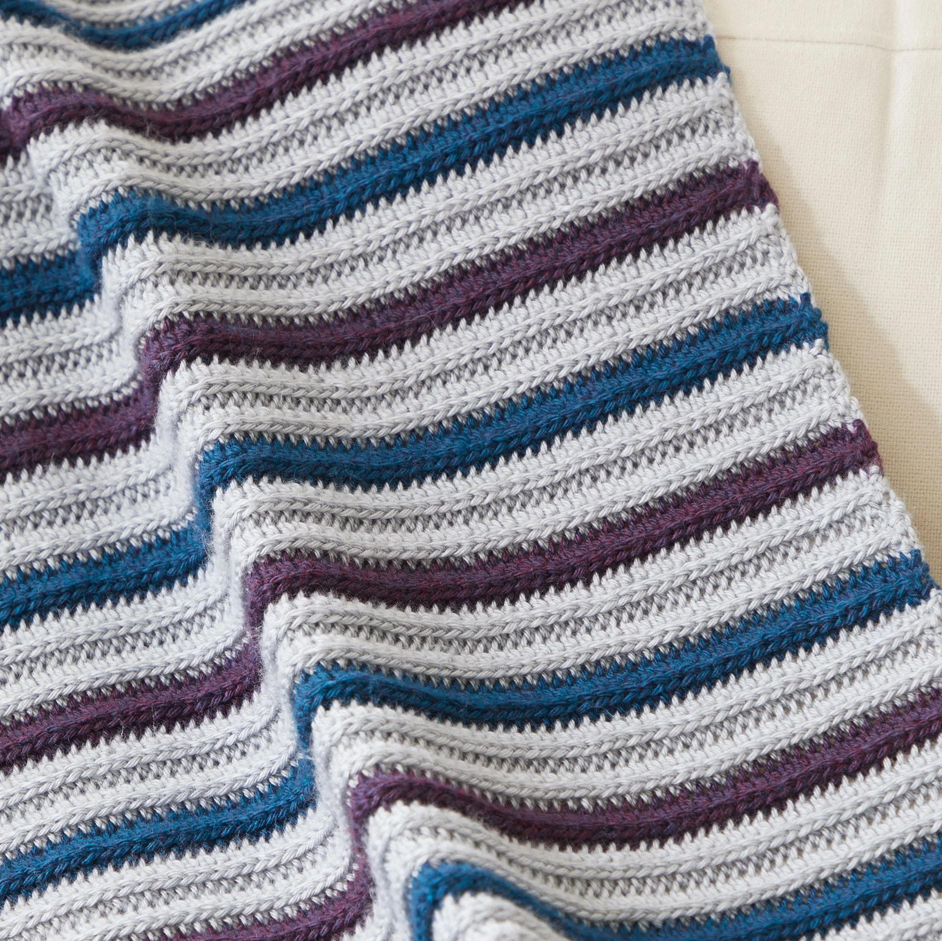 Between the Lines Afghan Pattern - Image 4