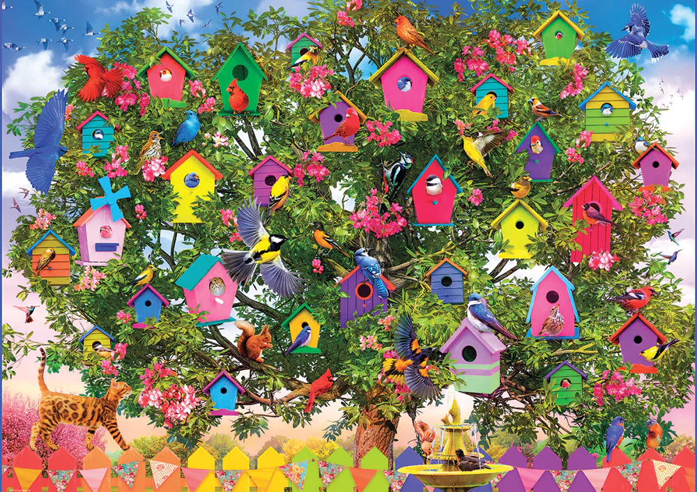 Bird House Hotel Jigsaw Puzzle
