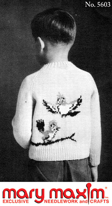 Bluebirds Cardigan Pattern - Image 2