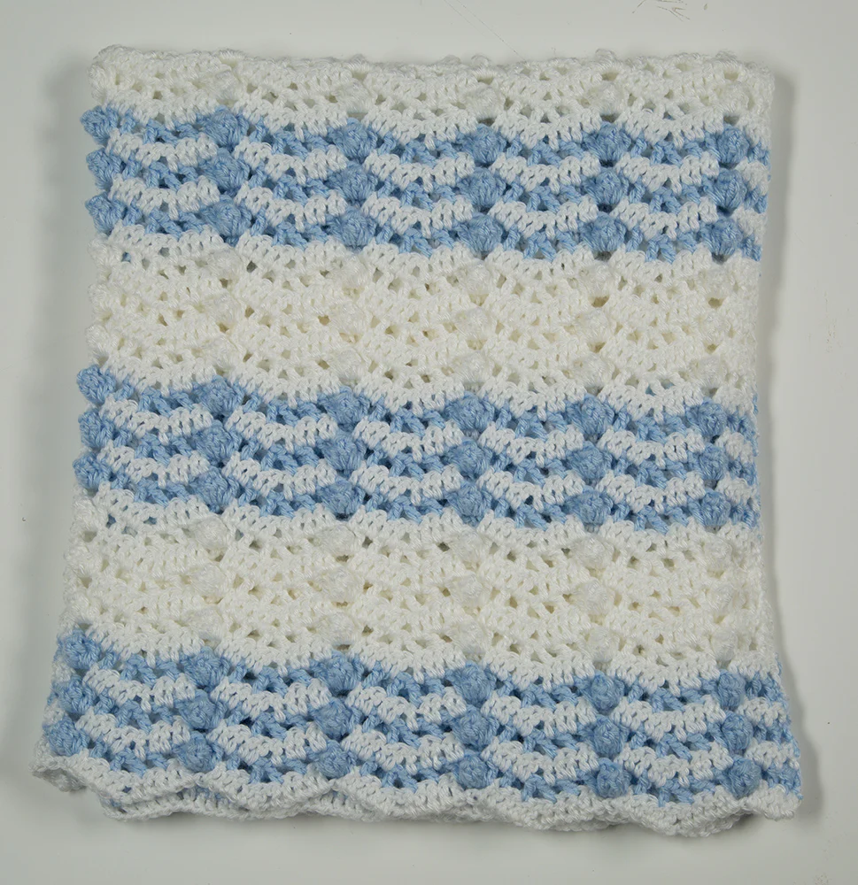 Bobbles & Stripes Blanket - Image 2