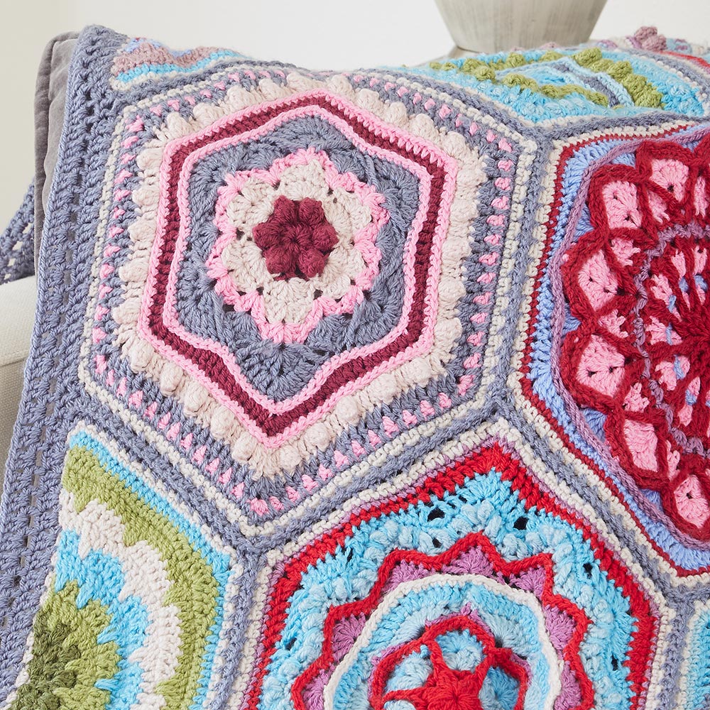Bohemian Hexagons Throw - Image 2