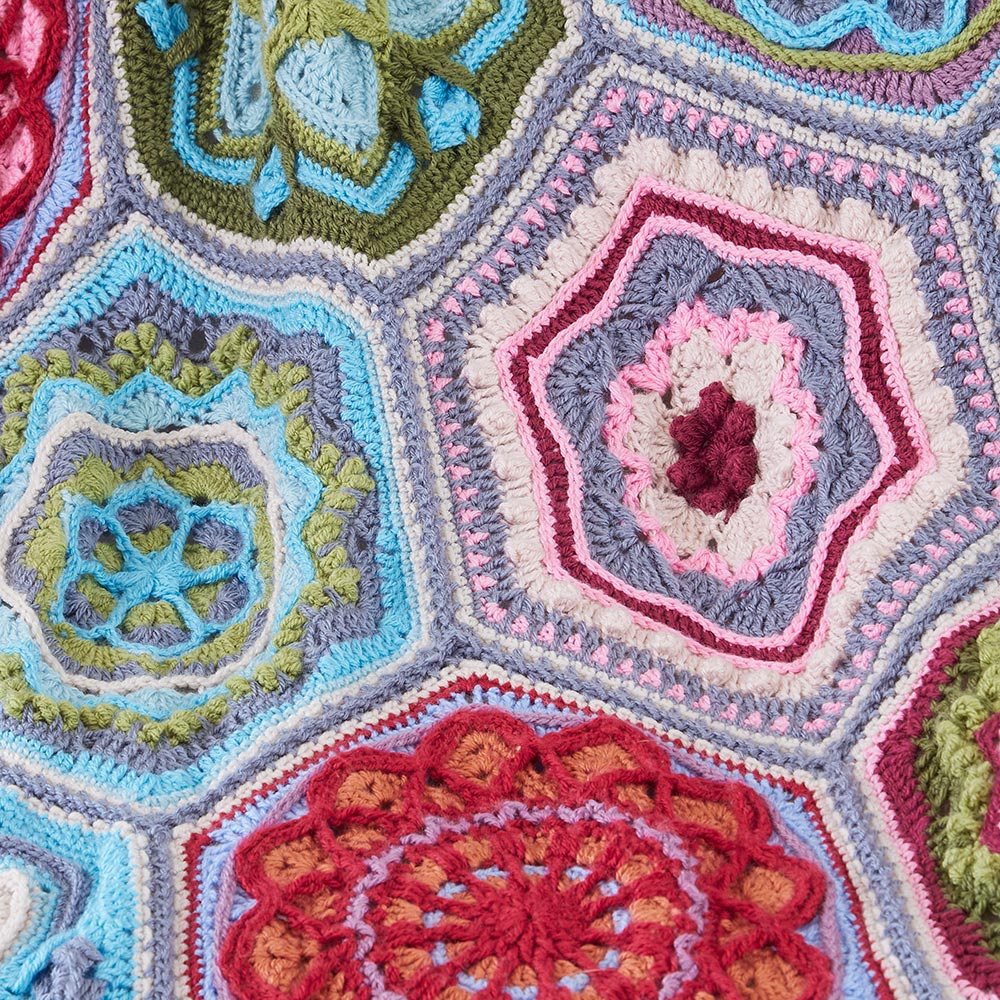 Bohemian Hexagons Throw - Image 3