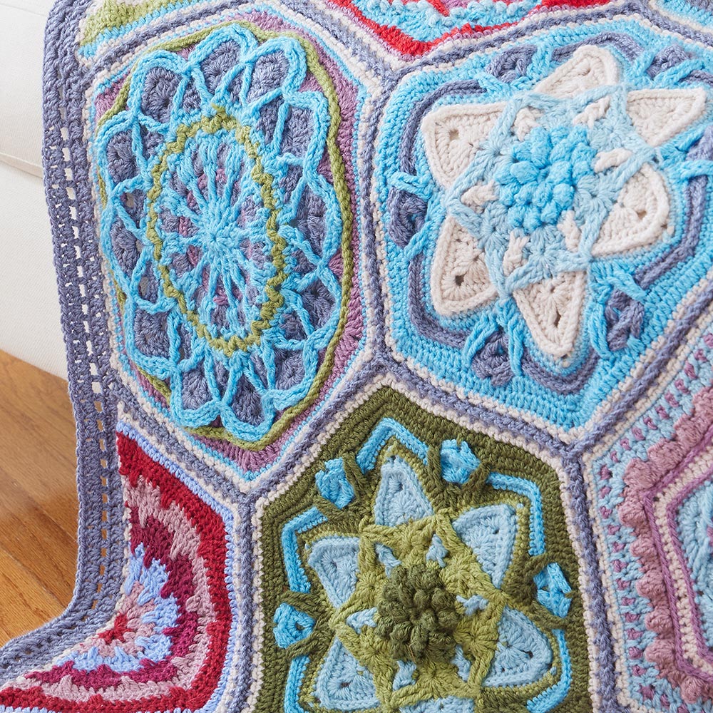 Bohemian Hexagons Throw - Image 4